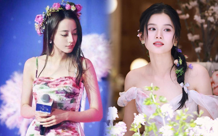 Trương Tịnh Nghi hóa công chúa hoa đọ sắc cực căng với Địch Lệ Nhiệt Ba Ảnh 2