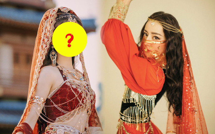 Lộ diện mỹ nhân có tạo hình dị vực đẹp hơn cả Địch Lệ Nhiệt Ba, hóa ra là chị em của Cúc Tịnh Y Ảnh 2