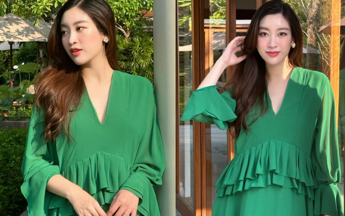 Đỗ Mỹ Linh khoe ảnh được chồng thiếu gia chụp, nhan sắc thế nào giữa tin đồn bầu bí ? Ảnh 2