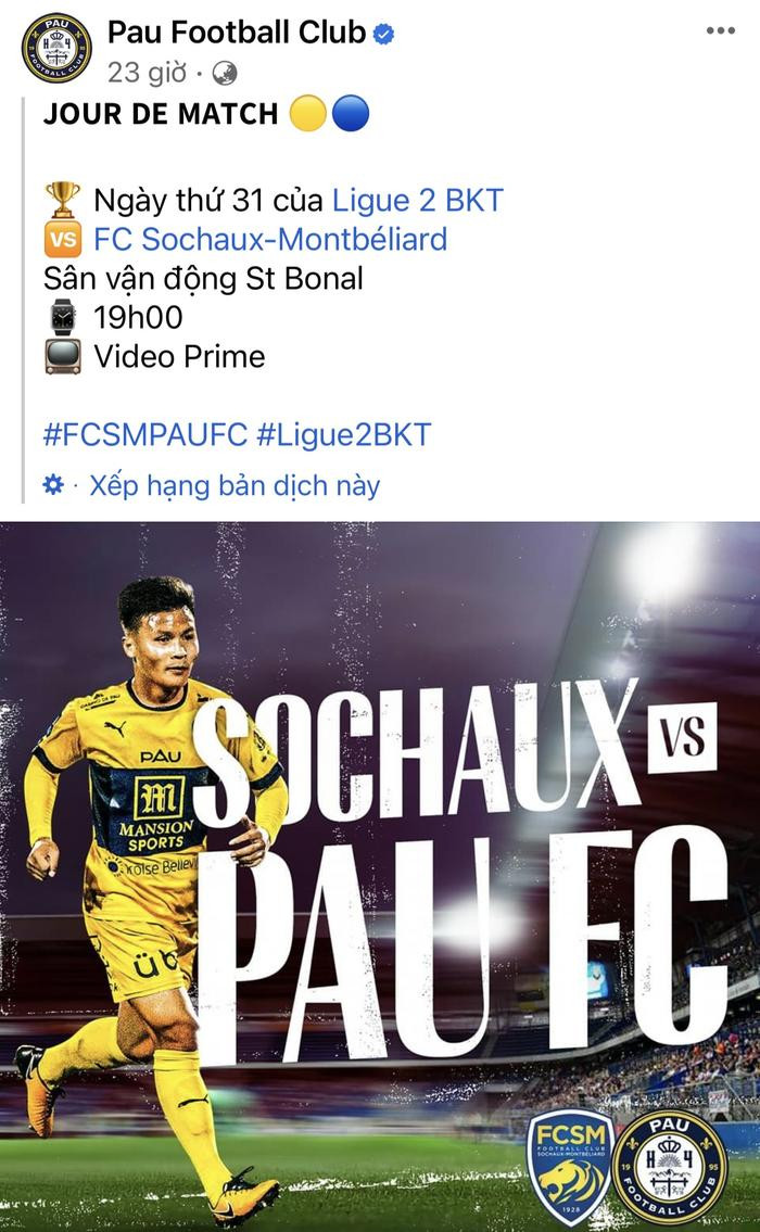  Quang Hải bây giờ chỉ để cho Pau FC 'câu' tương tác? Ảnh 1