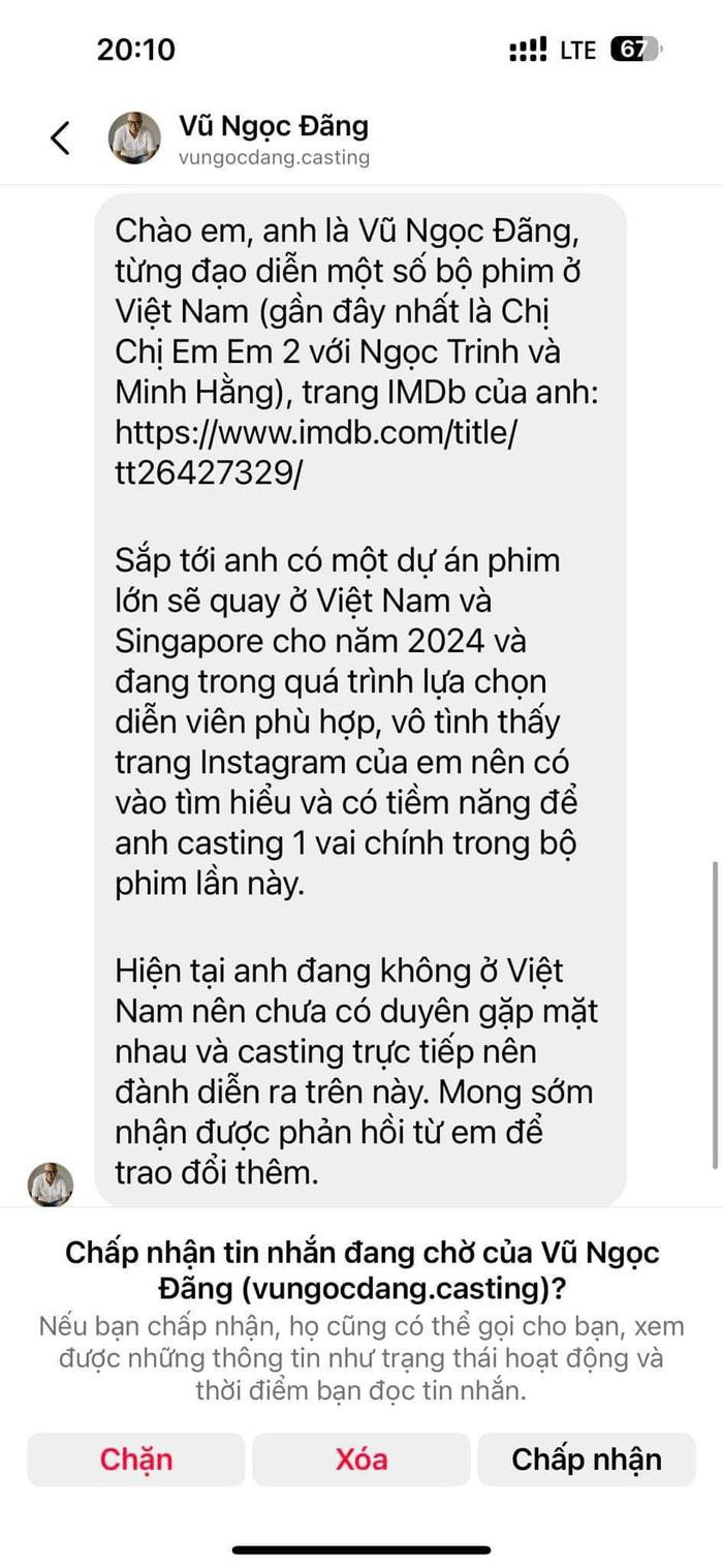  Đạo diễn Vũ Ngọc Đãng giữa đêm đăng đàn cảnh báo lừa đảo, Lương Mạnh Hải phán một câu cực 'gắt' Ảnh 2