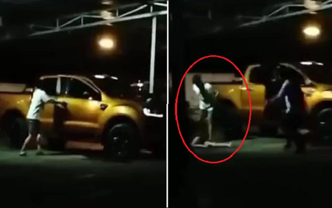 Xôn xao clip bố hẹn hò với 'tiểu tam', con trai thay mẹ lôi ả tình nhân ra 'hành đạo' Ảnh 2