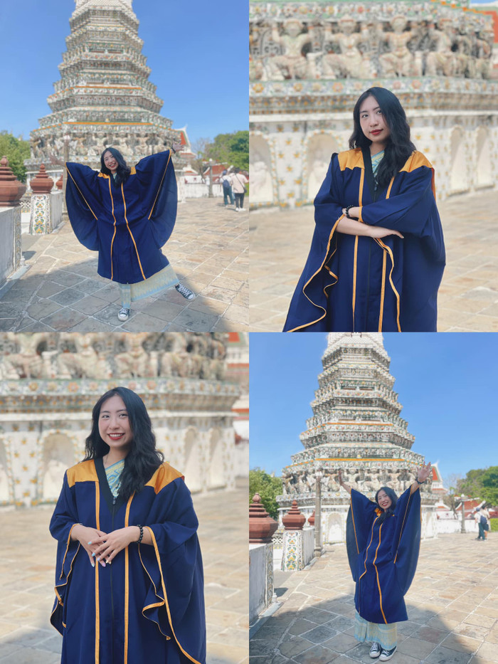 Trong thời gian còn ngồi trên ghế nhà trường, nữ sinh đã thường xuyên tham gia các công việc thiện nguyện
