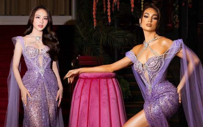 Hoa hậu Mai Phương đụng độ Miss Universe 2022: Khí chất Hoàn vũ thắng đẹp 1-0 Ảnh 2