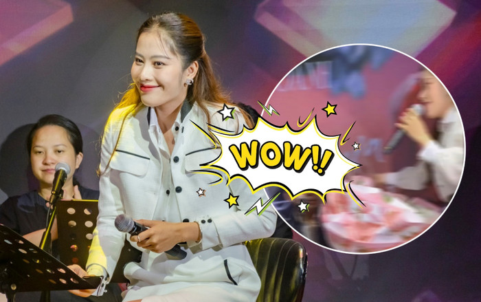 Được khán giả tặng hoa trong đêm diễn, Nam Em liền nhường lại cho 'người quan trọng' Ảnh 2