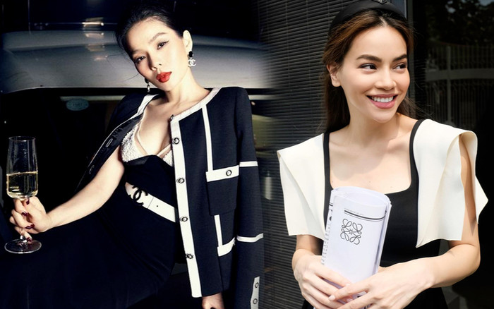 Khi hai 'nữ hoàng' Vbiz lên đồ trắng đen: Lệ Quyên 'gỡ hòa', Hà Hồ vẫn đỉnh của chóp! Ảnh 2