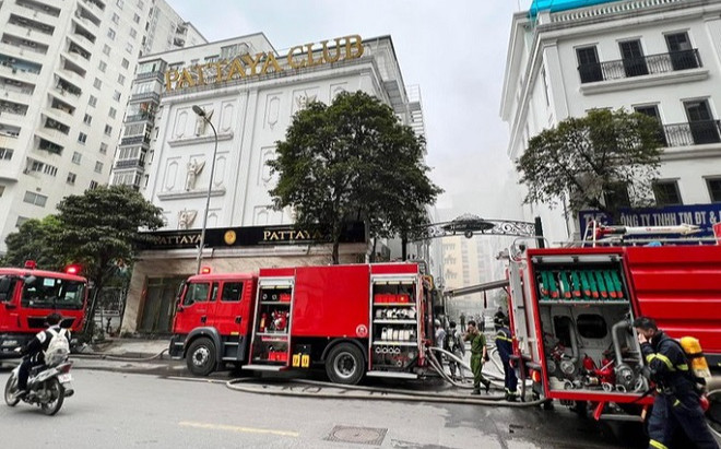 Cháy lớn tại quán karaoke Pattaya Club ở Hà Nội Ảnh 2