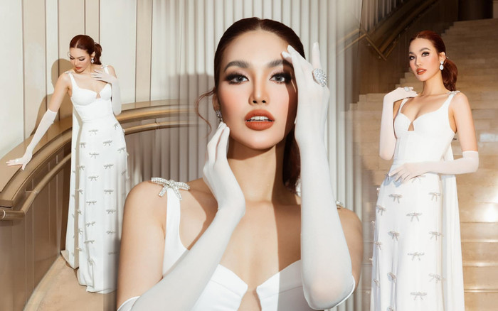 Lan Khuê diện váy trắng tinh khôi: Trình độ bắn ảnh vẫn thần thái ngút ngàn như Coco Rocha Ảnh 2