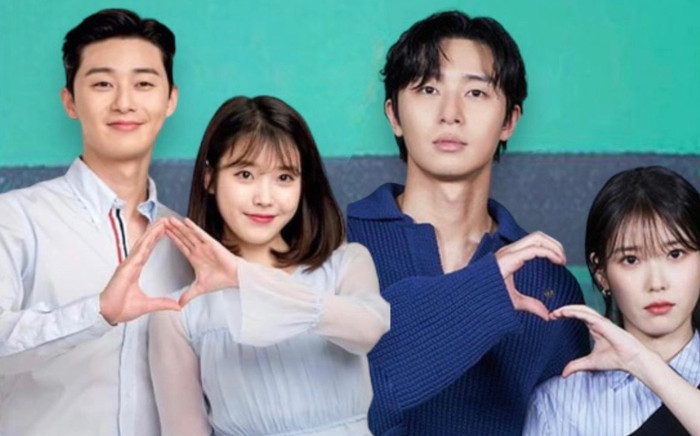 'Cười ngất' với cách tạo dáng của IU và Park Seo Joon trước và sau khi có bồ Ảnh 2