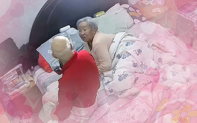 Cụ bà 100 tuổi hỏi chồng về tình yêu gây 'sốt' mạng xã hội Ảnh 2