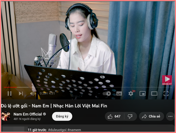  Hát nhạc Hàn Quốc, Nam Em bất ngờ bị người nghe phản ứng: 'Hát mở mắt ra em ơi'! Ảnh 1