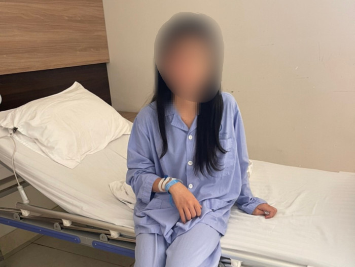 Nạn nhân của bạo lực học đường nhập viện với nhiều vết thương bầm tím