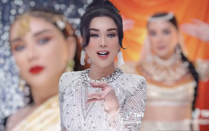 Lâm Khánh Chi tiếp tục bị netizen 'soi' diện mạo khác lạ khi 'đu trend' Võ Hạ Trâm Ảnh 2