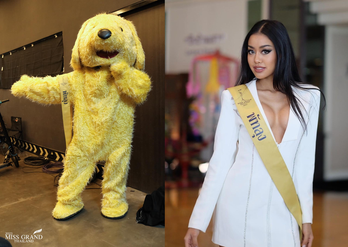 Cô nàng là người duy nhất diện outfit độc lạ để thực hiện phần thi quan trọng này. 
