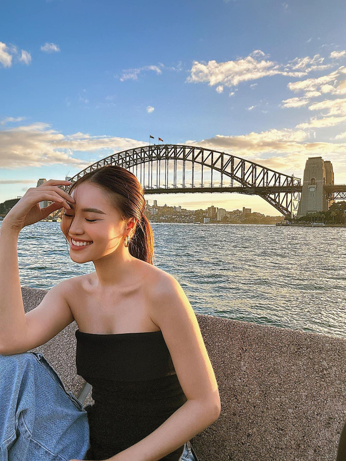 'Nàng thơ' của Đỗ Mạnh Cường là Ninh Dương Lan Ngọc cũng đã có mặt tại Úc. 