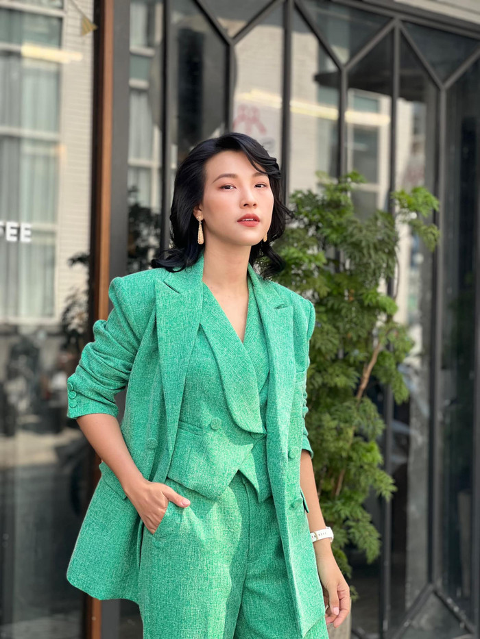 Một trong những hình ảnh mới nhất của MC Hoàng Oanh