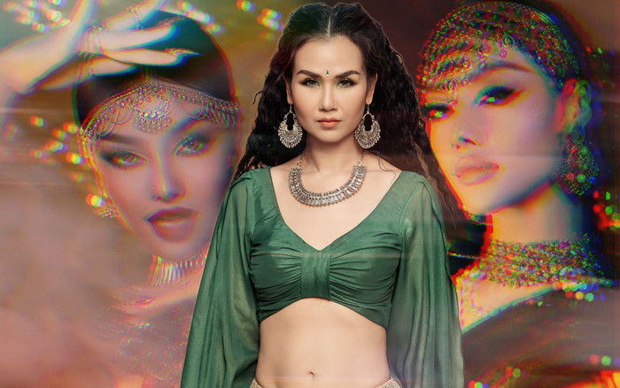 LONA Kiều Loan hóa thân thành 'gái Ấn' như Võ Hạ Trâm: Thần thái 'sắc lẹm' thôi miên người xem! Ảnh 2