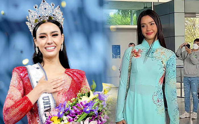 Hoa hậu Hoàn vũ Thái Lan đến Việt Nam, sân bay 'vắng tanh' Ảnh 2