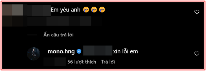  Nổi tiếng không lâu, MONO đã bị 1 khán giả 'không nhìn mặt': Nam ca sĩ liền đáp trả đầy 'phũ phàng' Ảnh 2