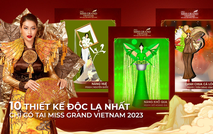 10 thiết kế National Costume độc lạ nhất tại Miss Grand Vietnam 2023 Ảnh 2