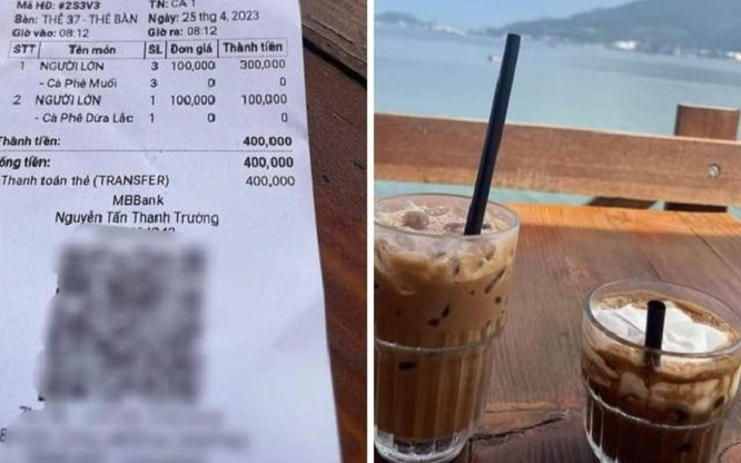 Khách phản ánh quán 'chặt chém' 100.000 đồng/ly cà phê ở Đà Nẵng, lực lượng chức năng vào cuộc kiểm tra Ảnh 2