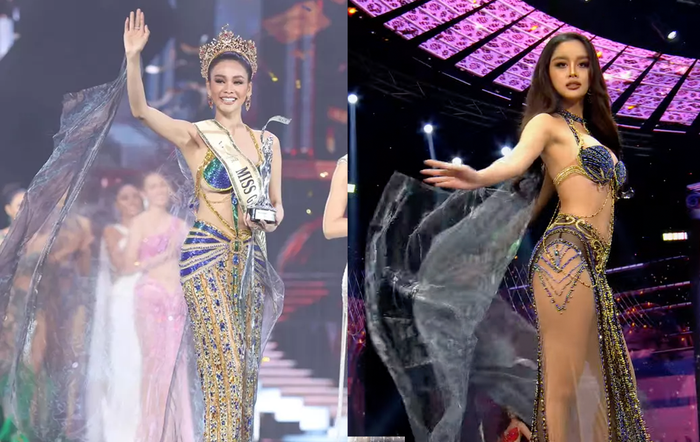 Xuất hiện 'bản sao' Engfa Waraha tại bán kết Miss Grand Thailand, lên đồ 'nóng' hơn cả bản gốc? Ảnh 2