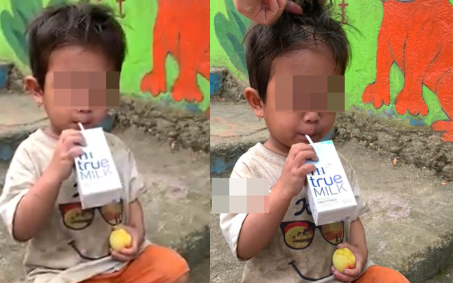 Rơi nước mắt hình ảnh bé trai đến lớp đói run người, nhắc đến bố mẹ ai nấy đều ngán ngẩm Ảnh 2