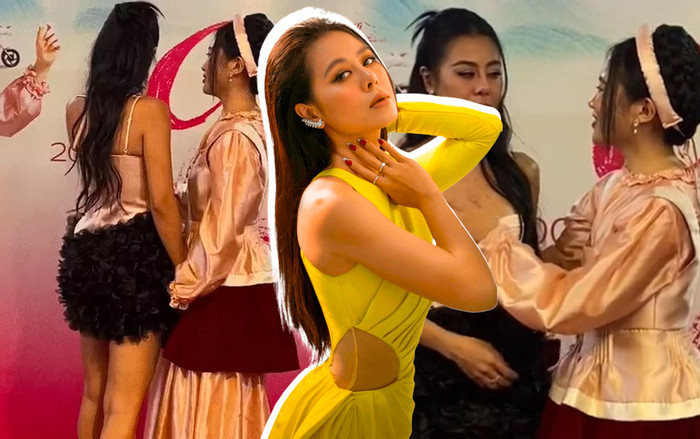 Không kiềm chế cảm xúc và bật khóc tại thảm đỏ, Nam Thư nhận ý kiến trái chiều Ảnh 2