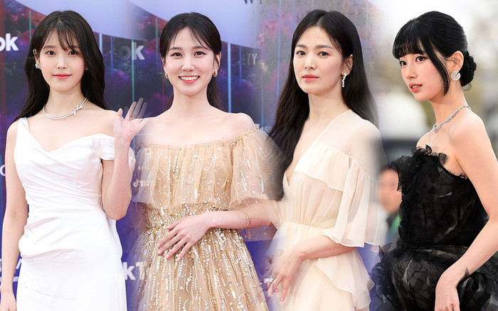 Dàn sao quyền lực đổ bộ thảm đỏ Baeksang: Song Hye Kyo đọ sắc cùng hai mỹ nữ quốc dân Ảnh 2