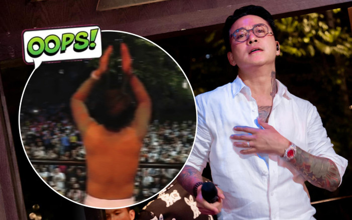 Tổ chức ca hát tại nhà: Tuấn Hưng lột áo ném xuống khán giả Ảnh 2