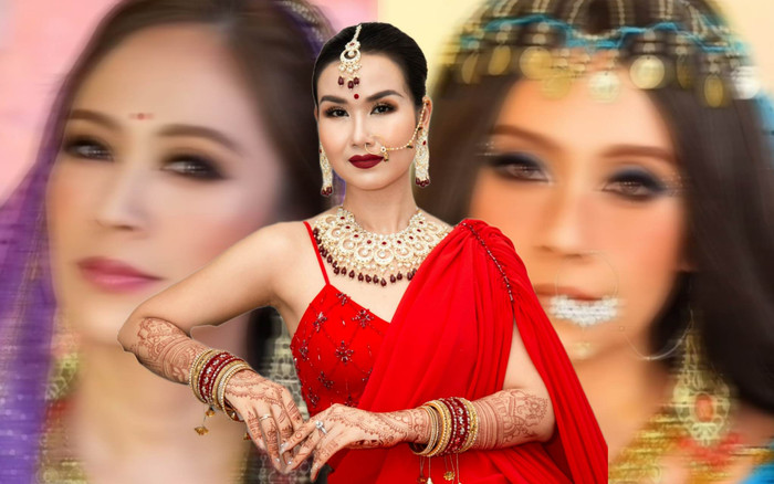 Nữ diễn viên nổi tiếng 'biến hình' gái Ấn Độ, dân mạng nhận xét đỉnh hơn Võ Hạ Trâm Ảnh 2