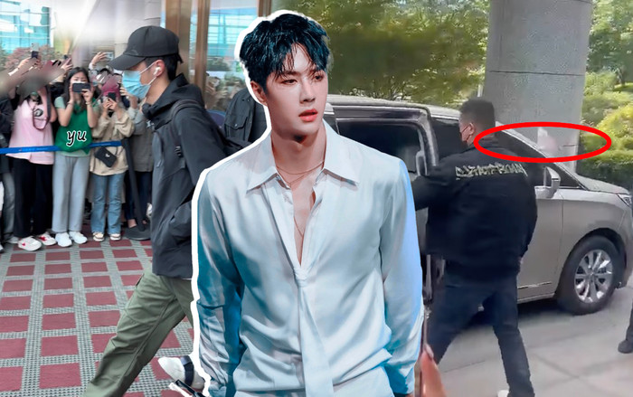 Vương Nhất Bác bị ném đồ khi ra xe, fandom 'bùng lửa' tột độ Ảnh 2