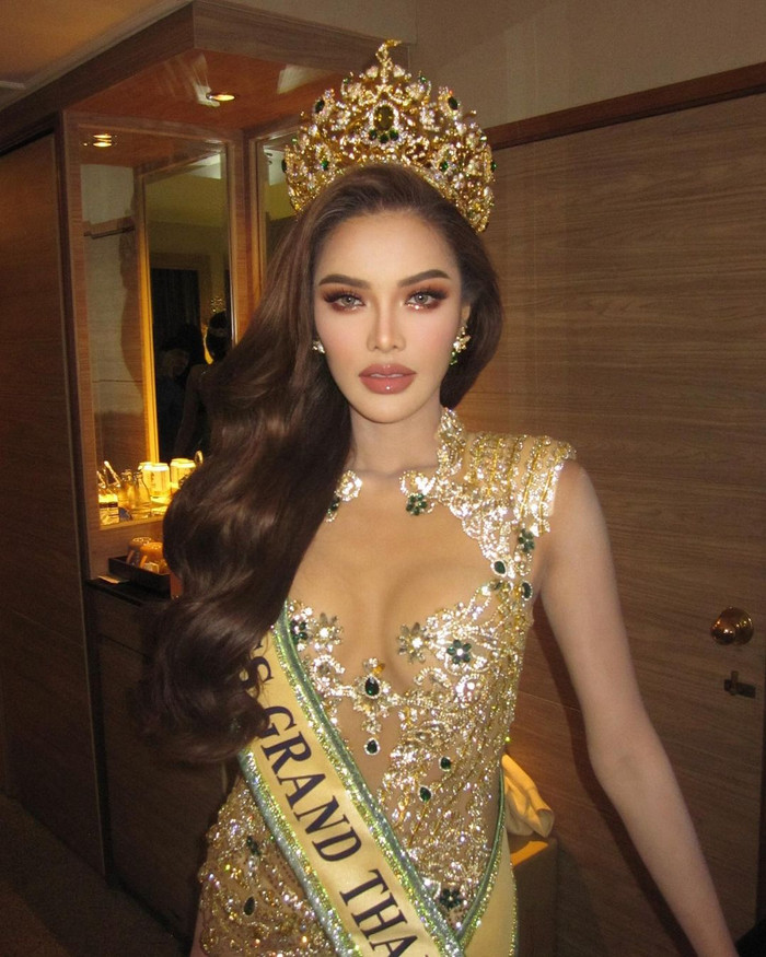 'Vỡ mộng' với mặt mộc Miss Grand Thailand 2023, gây tranh cãi vì khác xa khi trang điểm Ảnh 3