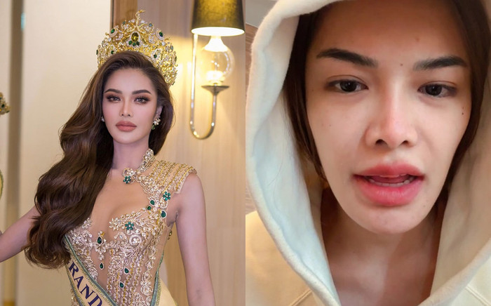 'Vỡ mộng' với mặt mộc Miss Grand Thailand 2023, gây tranh cãi vì khác xa khi trang điểm Ảnh 2