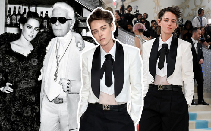 Nàng thơ Kristen Stewart hoá tomboy để tưởng nhớ NTK Karl Lagerfeld Ảnh 2