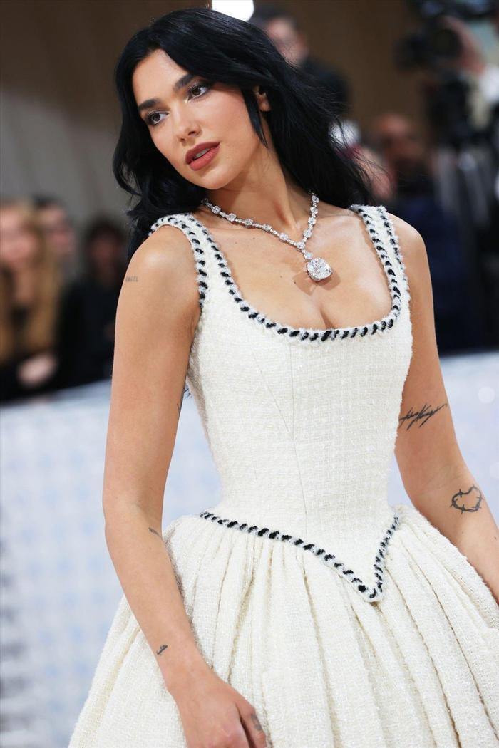  Câu chuyện đằng sau chiếc vòng cổ trị giá hàng chục triệu đô của Dua Lipa trên thảm đỏ Met Gala 2023 Ảnh 1