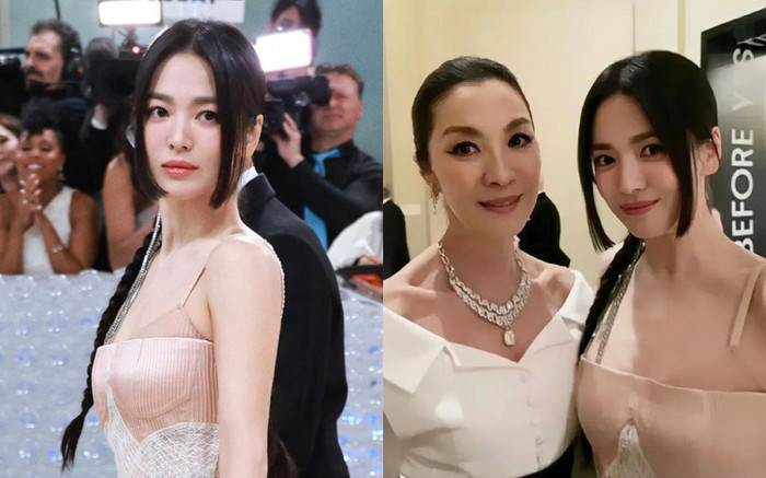 Song Hye Kyo đọ sắc cùng Dương Tử Quỳnh sau 14 năm trên thảm đỏ: Vẻ đẹp U70 của 'đả nữ' gây chú ý Ảnh 2