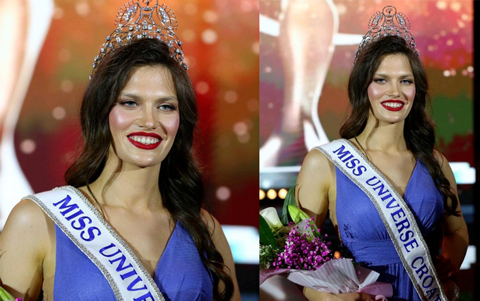 Thất vọng với ngoại hình Miss Universe Croatia 2023: Gương mặt vuông, thiếu nữ tính Ảnh 2