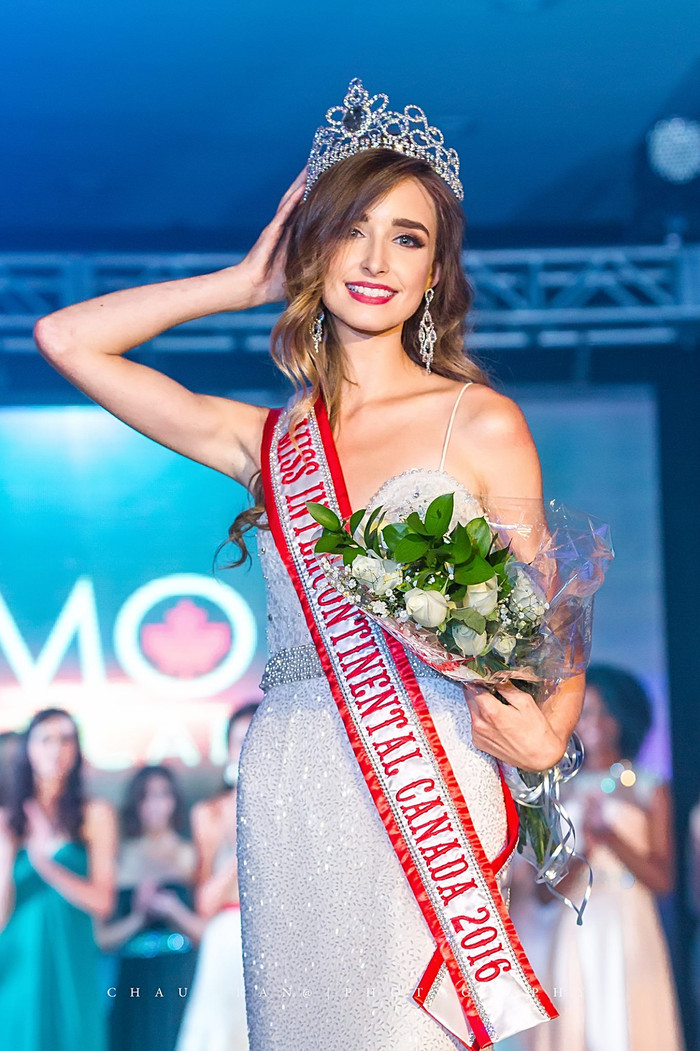 Trước đó, Madison Kvaltin từng đại diện Canada tại Miss Intercontinental 2016 nhưng không gặt hái được thành tích 