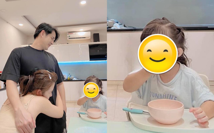 Vợ chồng Đông Nhi ôm ấp tình tứ, con gái có biểu cảm đau khổ thế nào mà nhận về gần 100 nghìn like? Ảnh 2