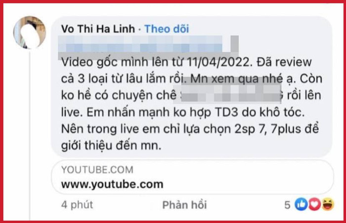 Hà Linh vào tận bài viết của anti-fan để phân trần vụ 'trước chê nay khen' sản phẩm dầu gội đầu Ảnh 3