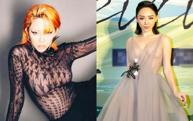 Không chỉ Hà Hồ, có một nữ ca sĩ cũng xứng danh 'bậc thầy giấu phụ tùng' khi diện đồ xuyên thấu Ảnh 2