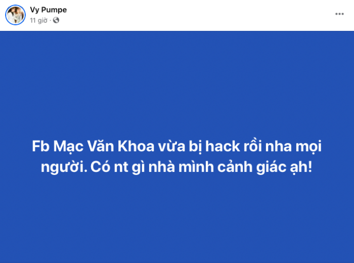 Bị kẻ xấu tấn công, vợ chồng Mạc Văn Khoa lên tiếng cảnh báo khán giả Ảnh 2