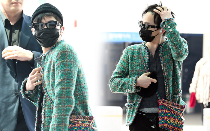 G-Dragon lộ diện mạo 'phát tướng' tại sân bay, fan không can ngăn lại đồng loạt chúc mừng Ảnh 2