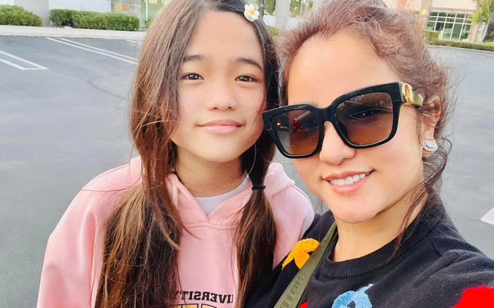 Chúc mừng sinh nhật con gái, nghệ sĩ Thuý Nga vẫn không quên 'đu trend' Võ Hạ Trâm Ảnh 2