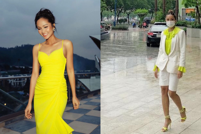 Đều là diện đồ màu sắc 'sặc sỡ', thế nhưng H'Hen Niê của hiện tại lại 'cuốn hút' hơn và không còn bị nhận xét 'phèn' nữa.