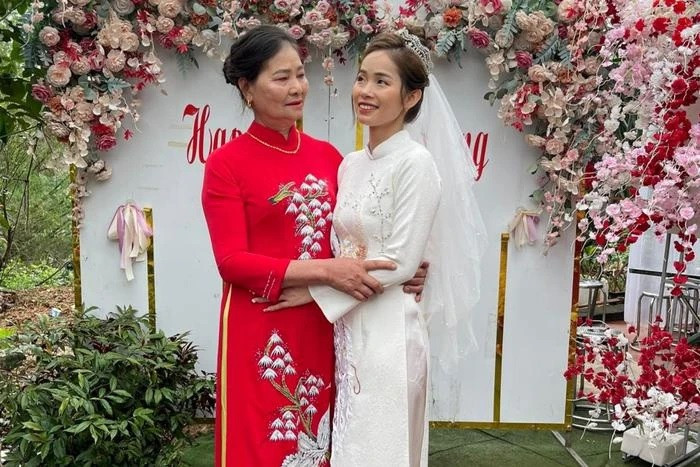 Cô dâu Bảo An được bố mẹ chồng đứng ra lo liệu đám cưới khi đi lấy chồng lần thứ hai