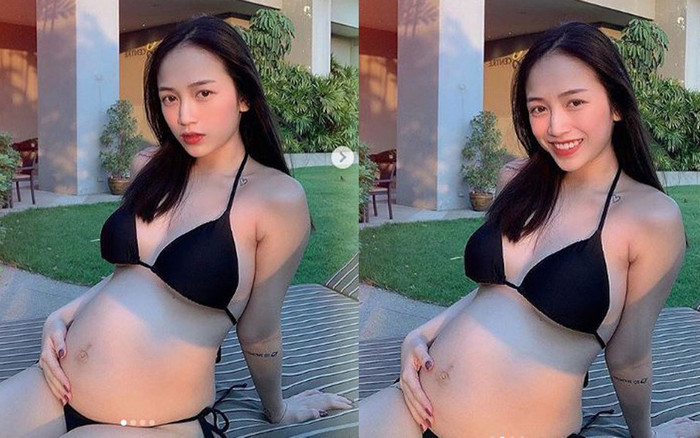 Không lâu sau đám cưới 'khủng', Joyce Phạm vui mừng báo tin đang mang thai con đầu lòng. Có thể thấy vòng 2 của Joyce Phạm đã khá lớn, song bà mẹ trẻ không hề tỏ vẻ mệt mỏi, ngược lại thần thái cô nàng rất tươi tắn, da dẻ hồng mịn, nhuận sắc. Nhiều người nhận xét bà mẹ trẻ còn xinh đẹp hơn hẳn so với lúc chưa bầu bí: 'Bầu bí mà xinh quá cơ', 'Bà bầu xinh quá', 'Chị mang bầu càng xinh hơn đó', 'Xinh lắm rồi bà bầu ơi',...