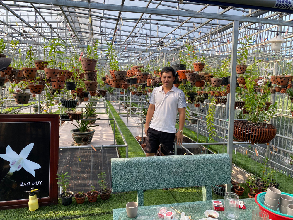 Thầy giáo Phạm Thăng Bằng sở hữu vườn lan giá trị với hơn 10.000 chậu Ảnh 3