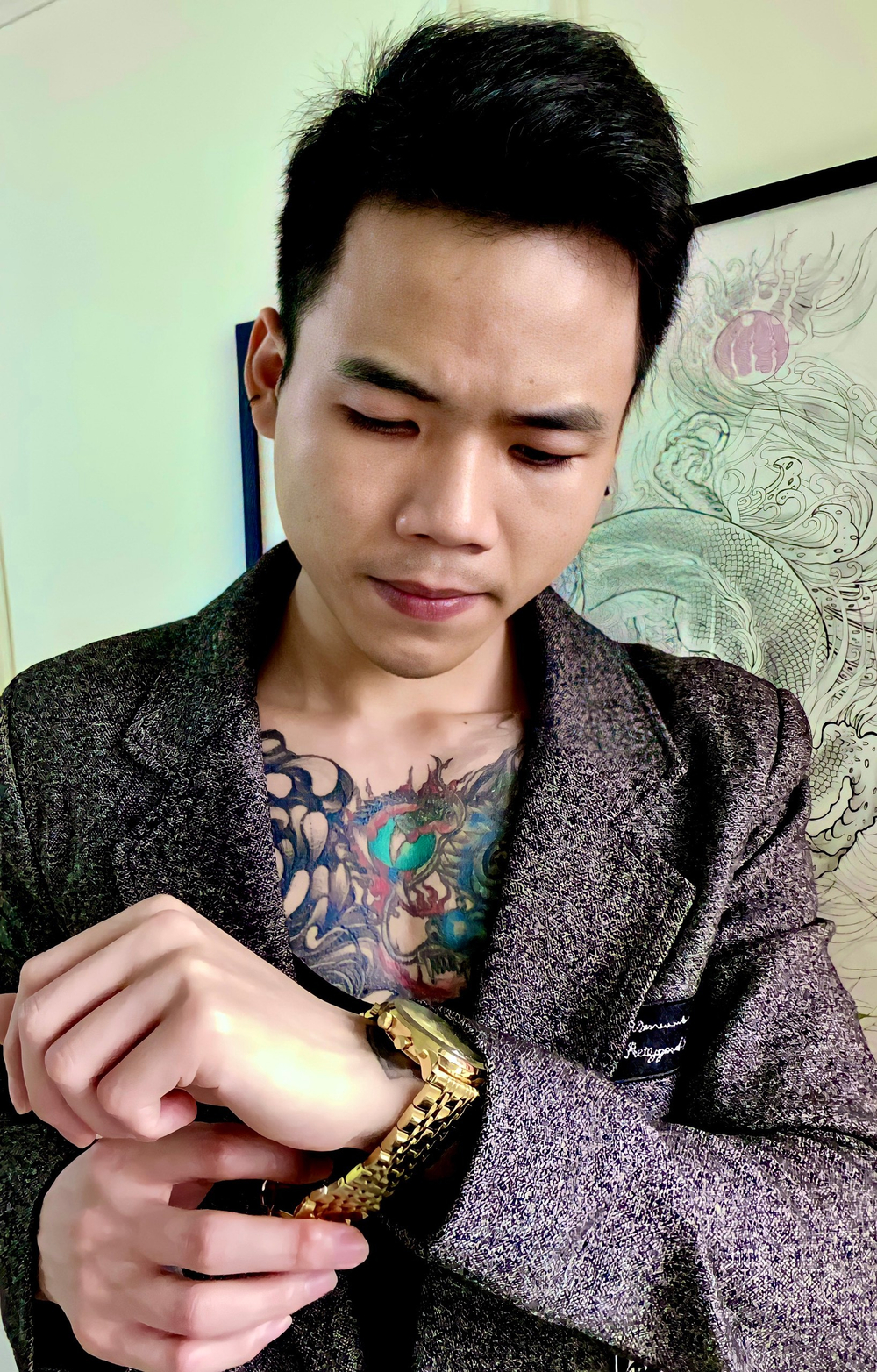 Quang Hải Tattoo – người 'thổi hồn' vào mỗi hình xăm rắc cát Ảnh 3